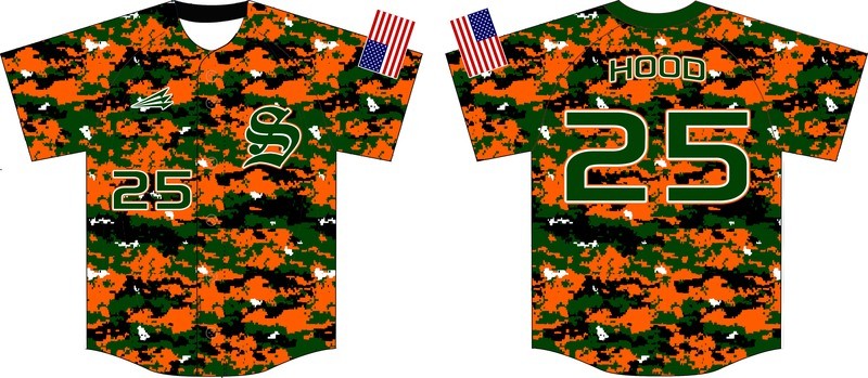 Derby City Sluggers Baseball Jersey Design 1