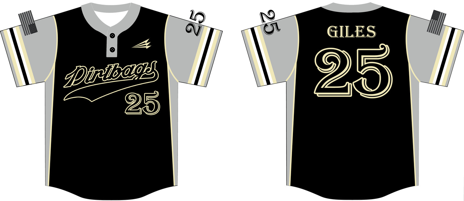 Quincy Dirtbags Custom Hexaflex Baseball Jersey #J6B