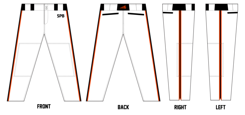 SPB Giants Stacheman Elite Custom Long Baseball Pants #BP1