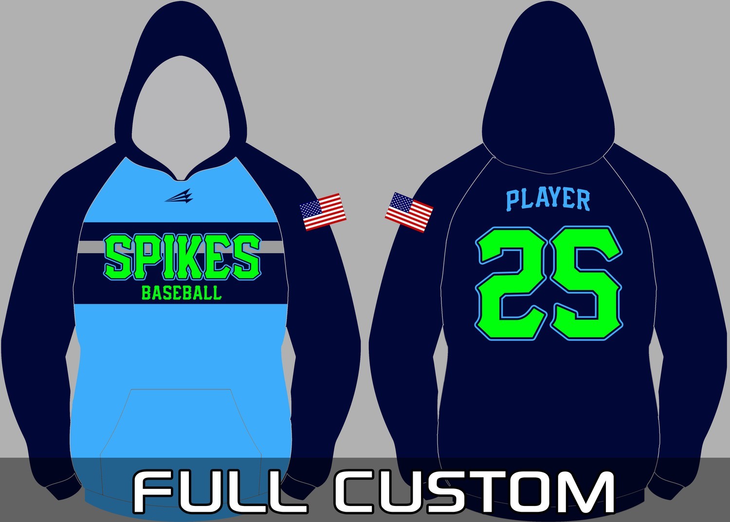 Tower City Spikes Baseball Vulcan Winterproof Hoodie