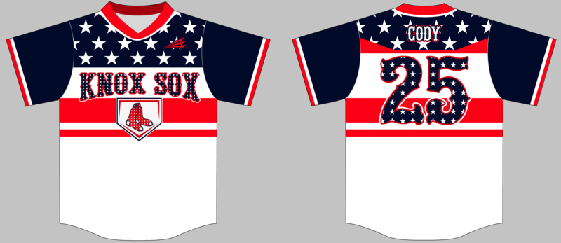 Knox Sox Custom HexaFlex Baseball Jersey #J2