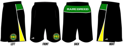Rare Breed Baseball Custom Revolution Shorts #RV1