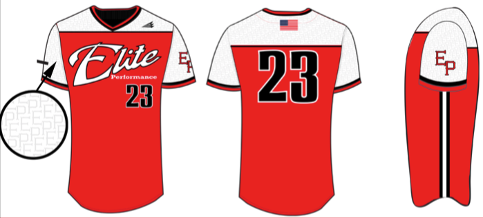 Elite Performance Custom HexaFlex Baseball Jersey #J1