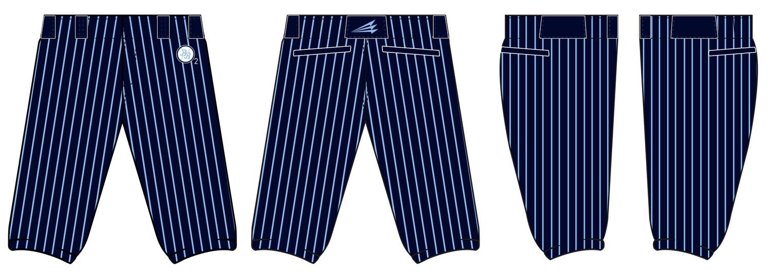 Breathe Baseball Stacheman Elite Custom Knicker Baseball Pants #BP2D