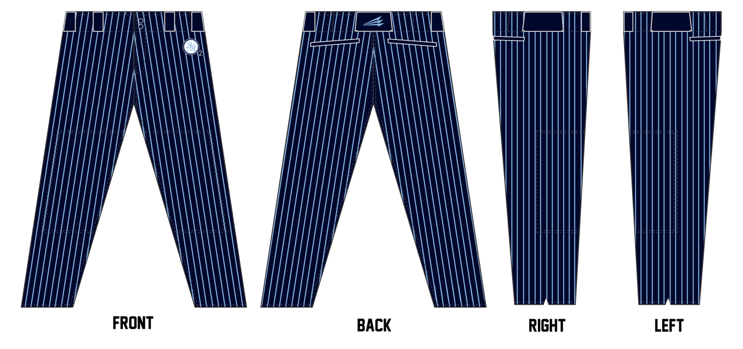 Breathe Baseball Stacheman Elite Custom Long Baseball Pants #BP2E