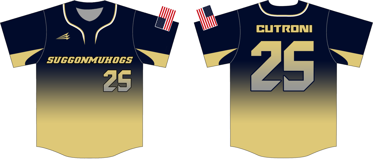 Charlton Suggonmuhogs Custom HexaFlex Baseball Jersey #J2d