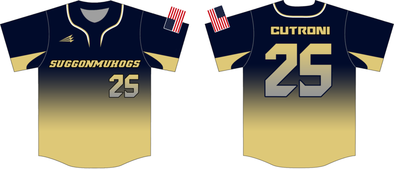 Charlton Suggonmuhogs Custom HexaFlex Baseball Jersey #J2d