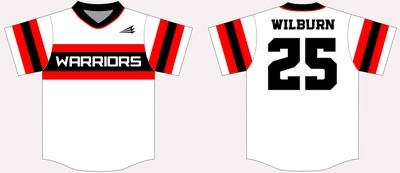 Reston Warriors Custom Baseball Jersey Design #3C