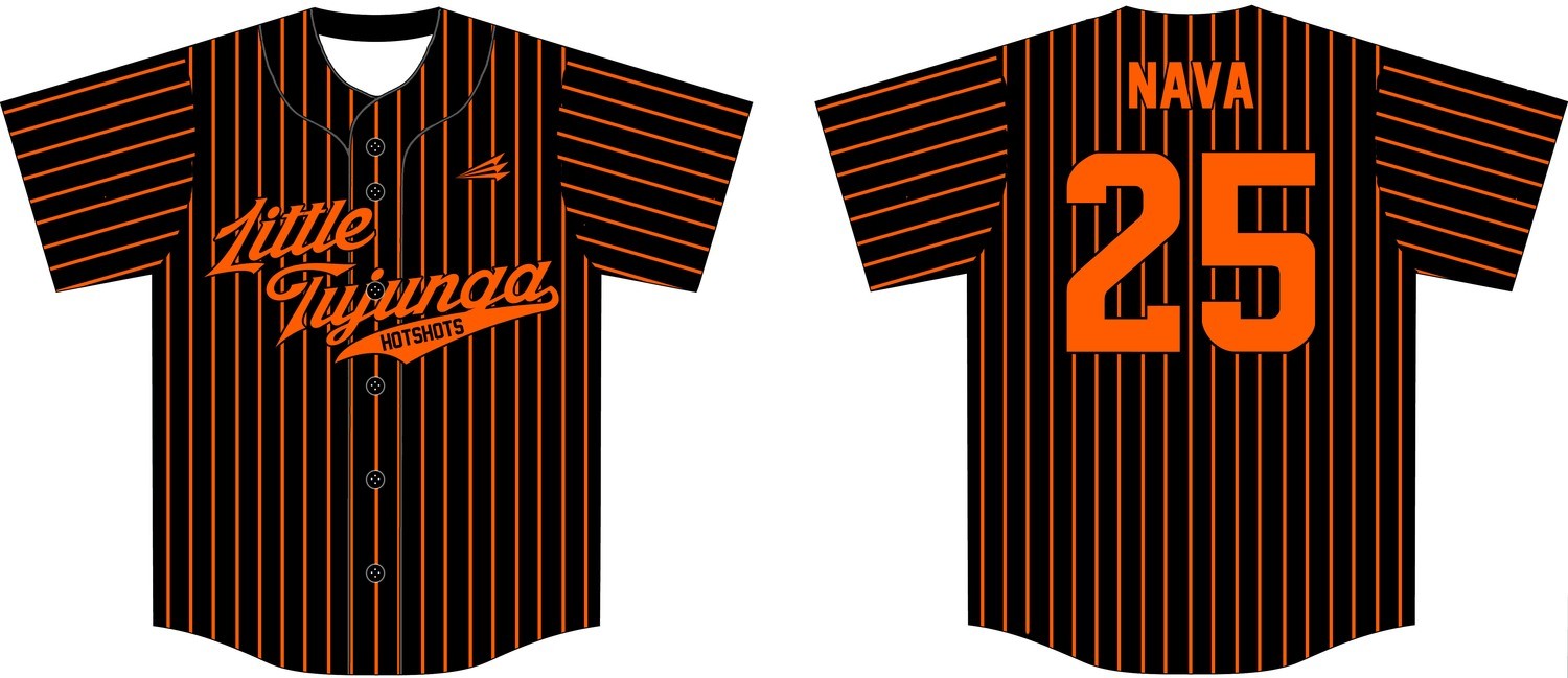 Little Tujunga Hotshots Custom Baseball Jersey #1A