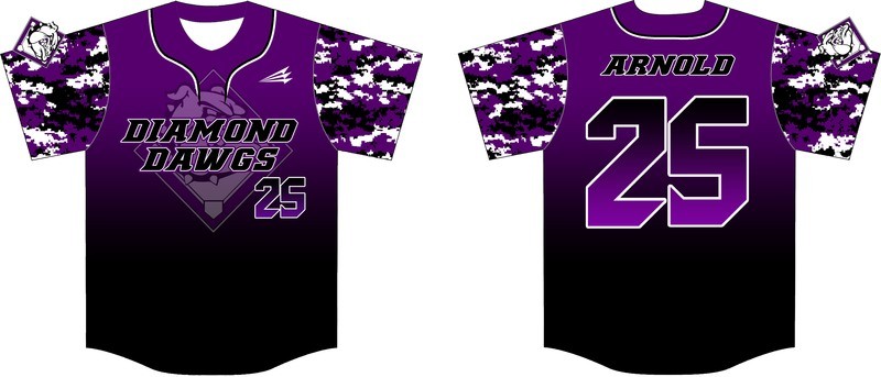 Diamond Dawgs Baseball Jersey #6