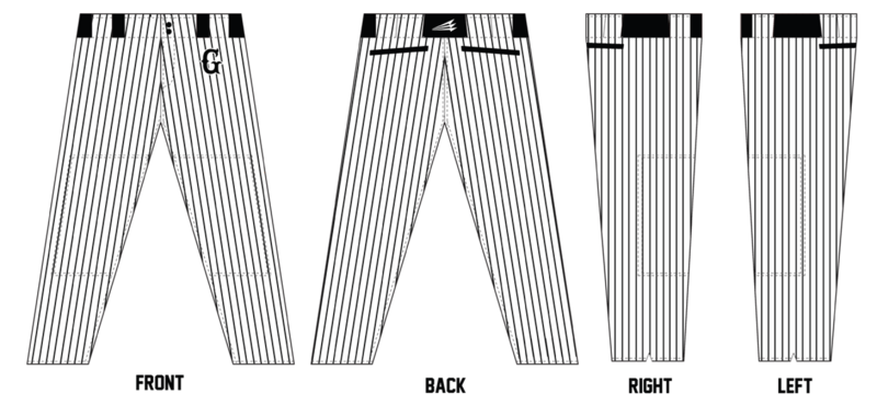 Generals Custom Stacheman Elite Long Baseball Pants #BP1