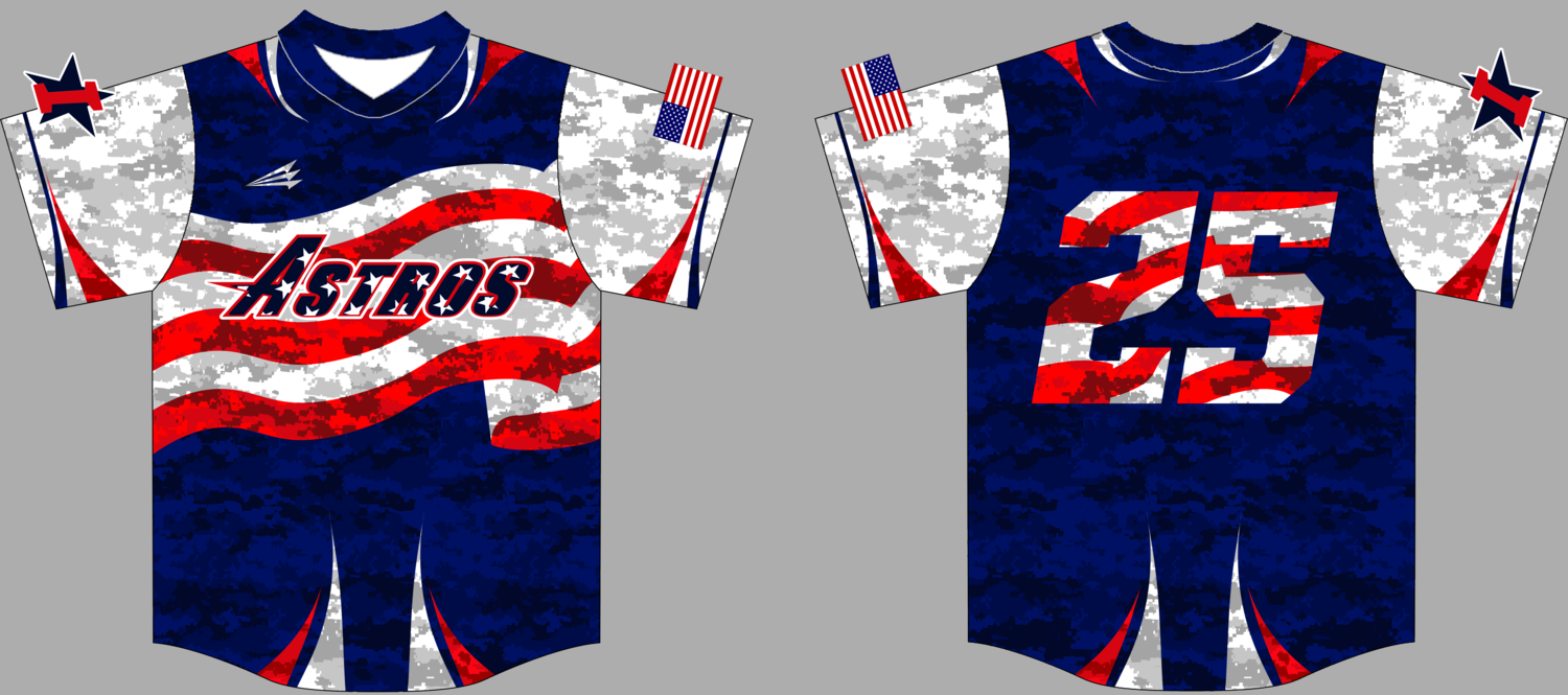 Indiana Astros Custom NanoDri Baseball Jersey #J3D