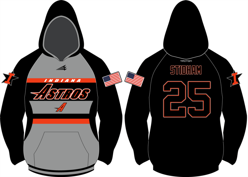 Indiana Astros Baseball Custom Vulcan Hoodie #VH5
