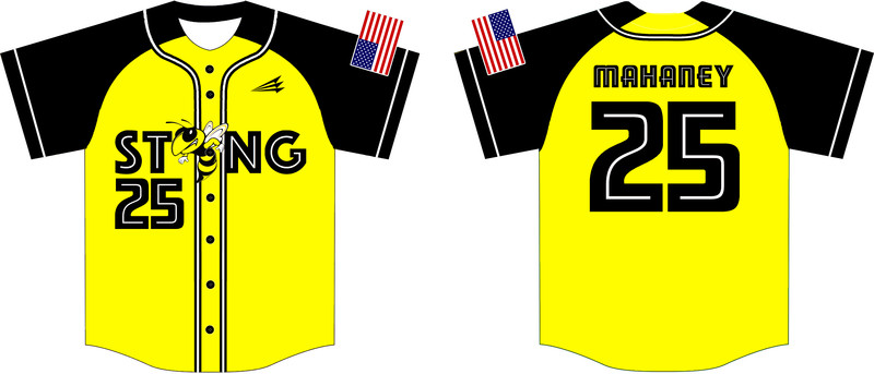 Maine Sting Custom NanoDri Baseball Jersey #J2