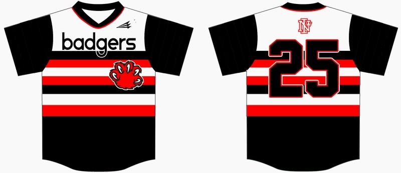 Northwest Iowa Badgers Custom Baseball Jersey 2B