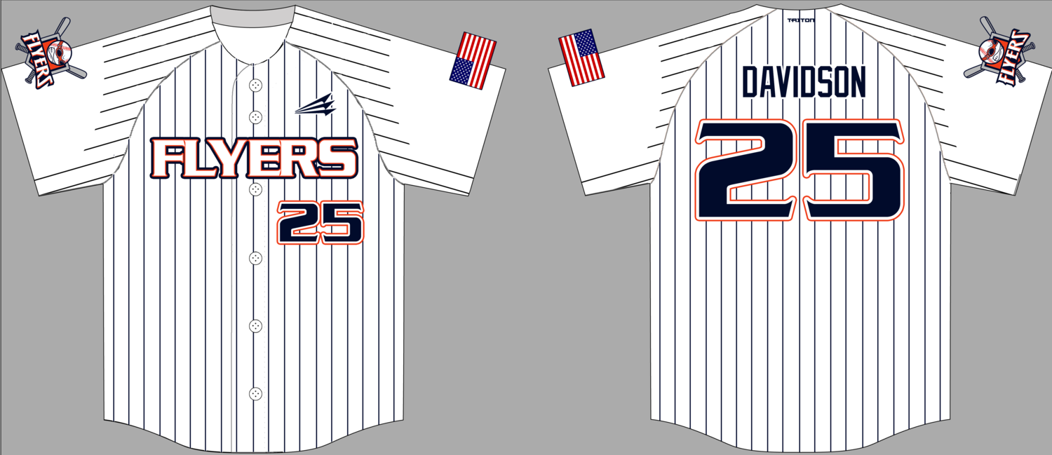 Schaumburg Flyers Custom HexaFlex Baseball Jersey #J7