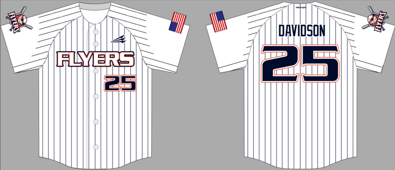 Schaumburg Flyers Custom HexaFlex Baseball Jersey #J7