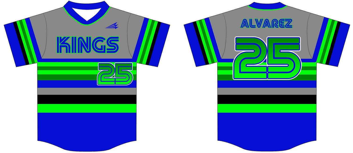Diamond Kings Baseball Jersey Design #1b
