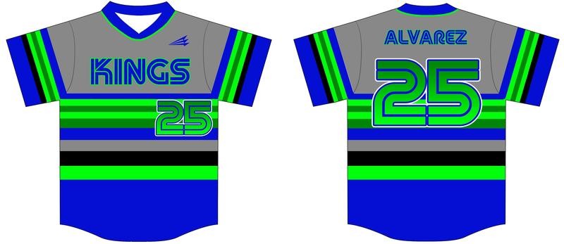 Diamond Kings Baseball Jersey Design #1b