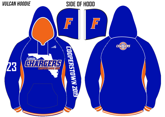 Florida Chargers Vulcan Hoodie VH1