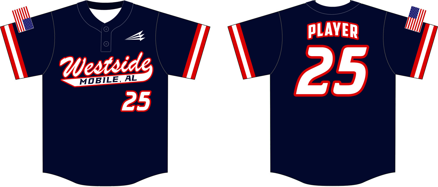West Side All Stars Custom HexaFlex Baseball Jersey #J2B