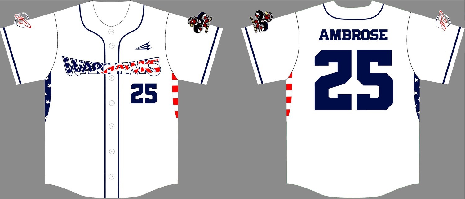 USAthletics Warhawks Custom Baseball Jersey Design #2A