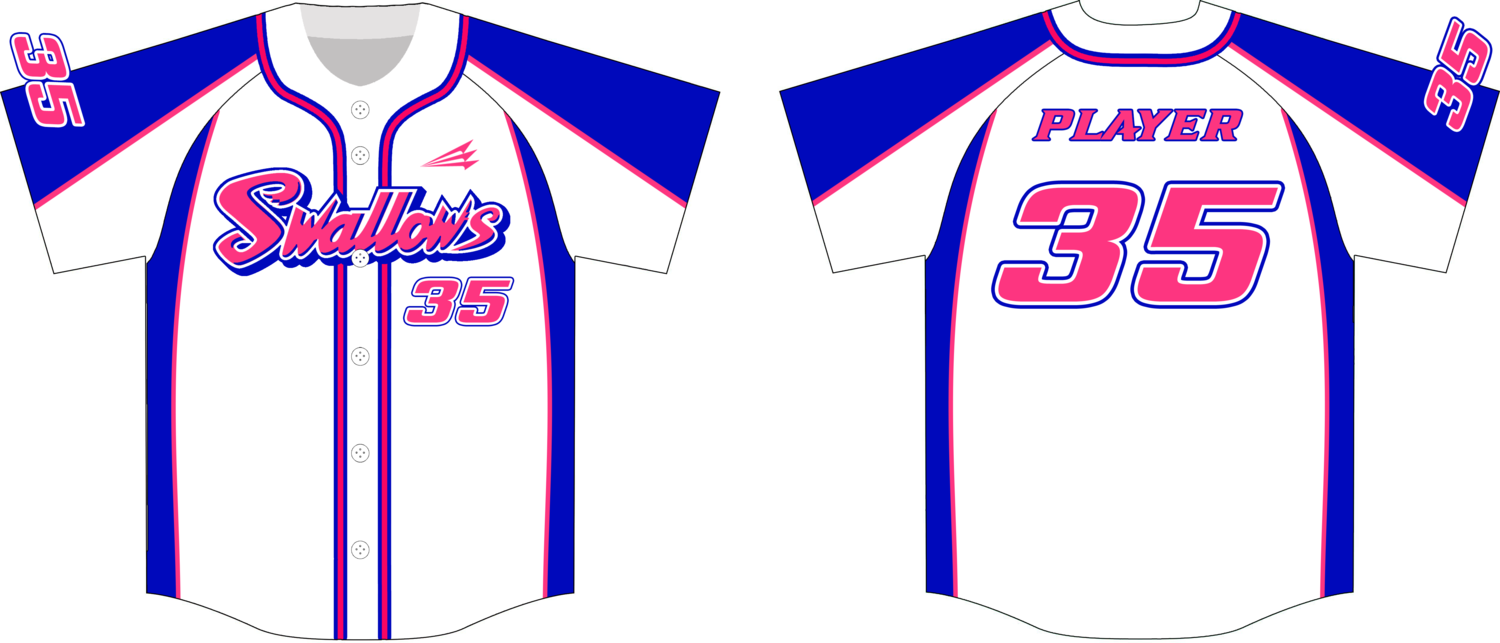Swallows Custom NanoDri Baseball Jersey Design #J4C