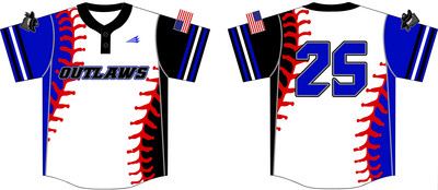 AC Outlaws Custom HexaFlex Baseball Jersey #J3