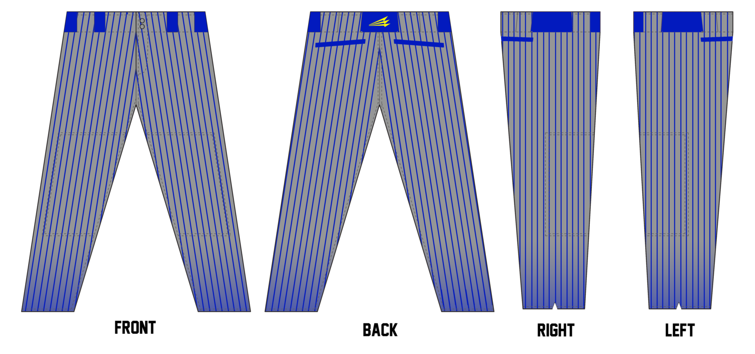 Upper Perk Stacheman Elite Custom Long Baseball Pant #BP1