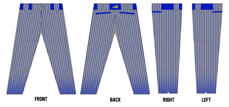Upper Perk Stacheman Elite Custom Long Baseball Pant #BP1