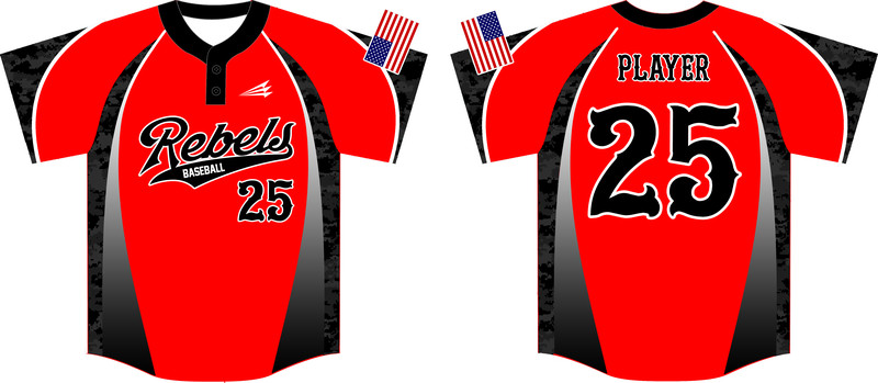 Chicago Rebels Custom Baseball Jersey Design #1A