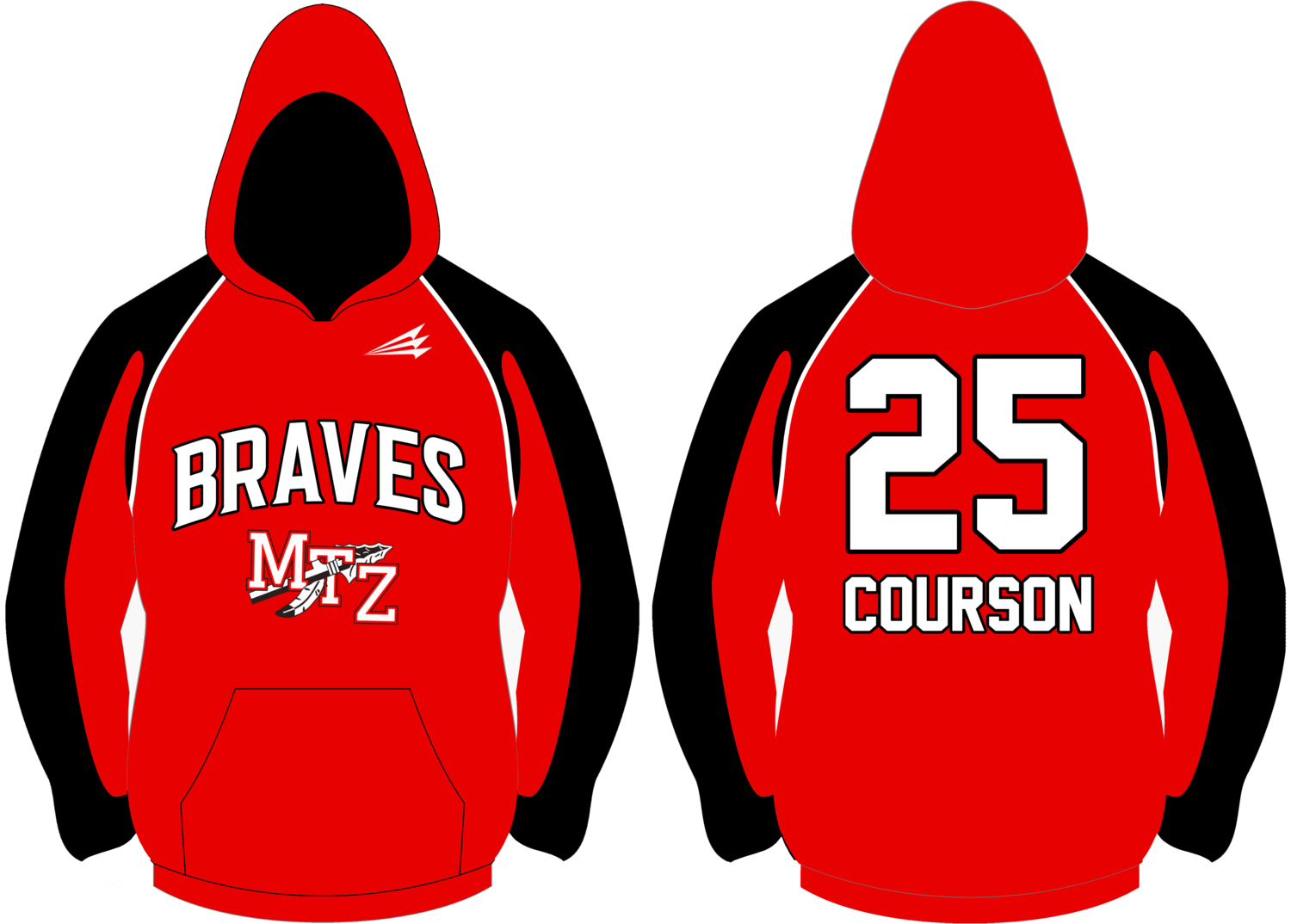 Mt. Zion Braves Custom Vulcan Hoodie #VH2