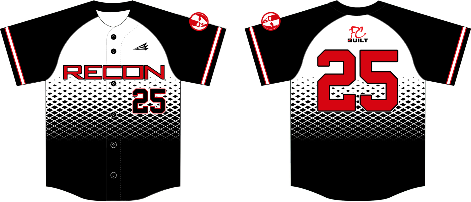 Recon Baseball Custom NanoDri Baseball Jersey #J2G