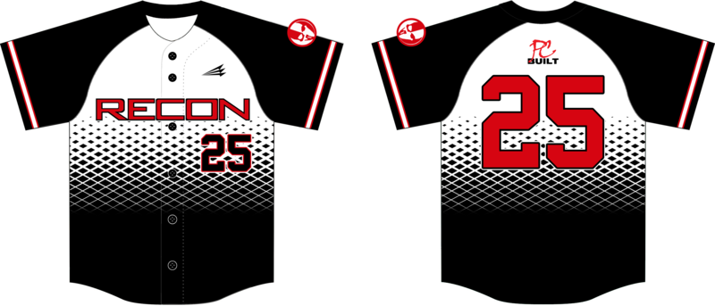 Recon Baseball Custom NanoDri Baseball Jersey #J2G