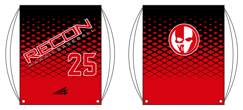 Recon Baseball Custom Drawstring Bag #DB1