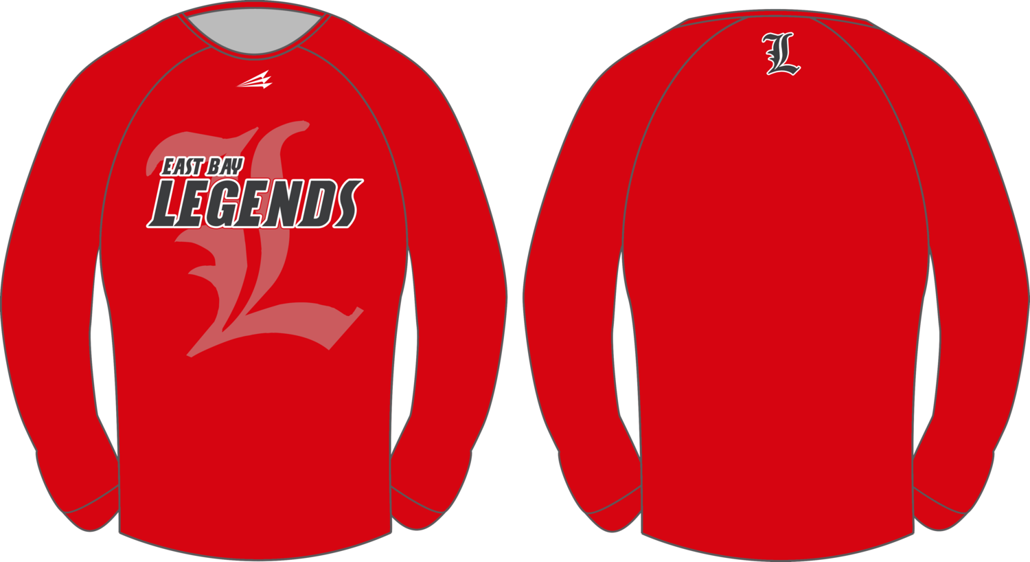 East Bay Legends Custom Baseball Vulcan Pullover #VP1