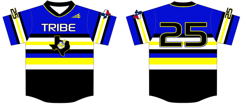 Texas Tribe (Gill) Custom Baseball Jersey D1