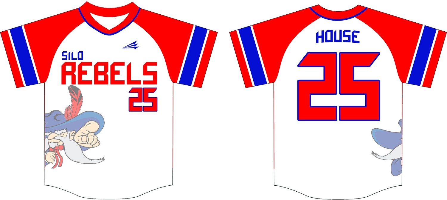 Silo Rebels Custom Baseball Jersey Design #4