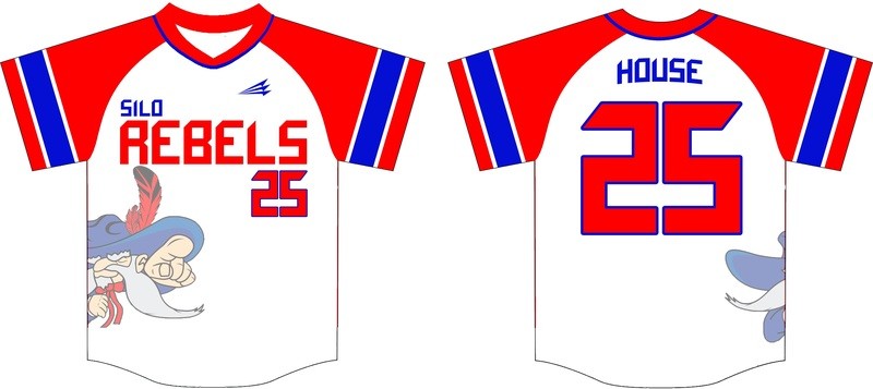 Silo Rebels Custom Baseball Jersey Design #4