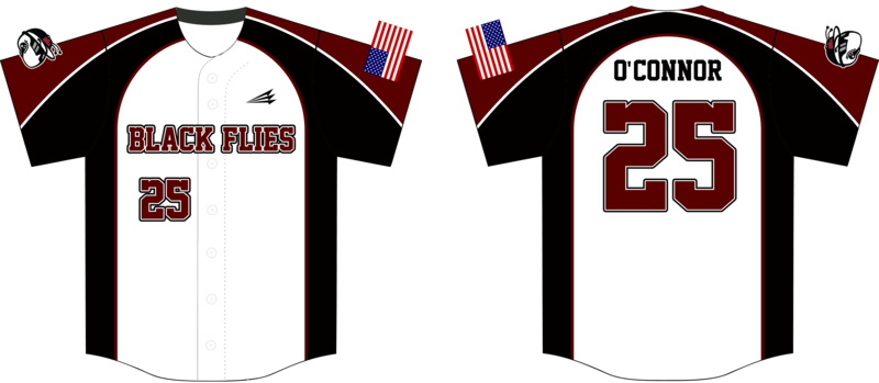 New Hampshire Black Flies Custom Jersey Design #5