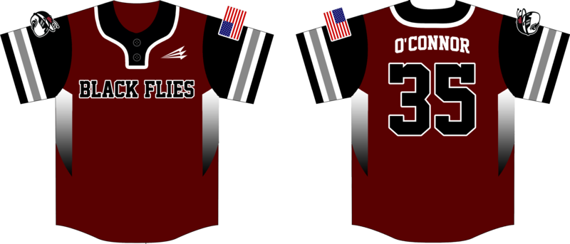 New Hampshire Black Flies Custom Jersey Design #1.5