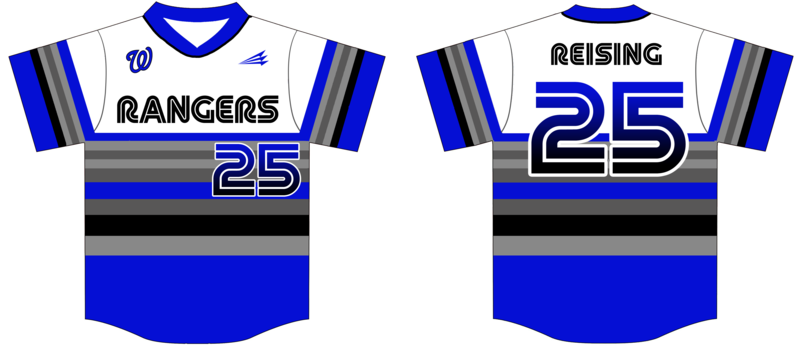 Wylie Rangers Custom Baseball Jersey - Design 4