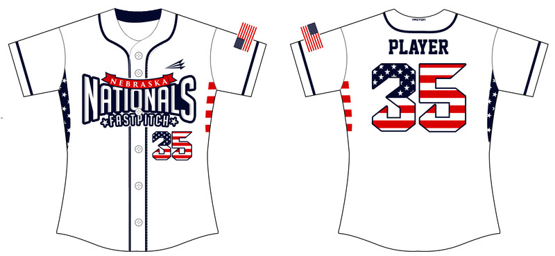 Nebraska Nationals Custom HexaFlex Fastpitch Jersey #J3B