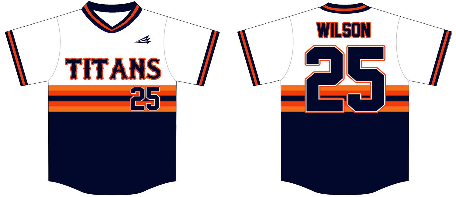 Titans Custom HexaFlex Baseball Jersey #J4B