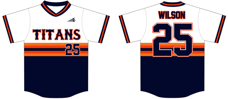 Titans Custom HexaFlex Baseball Jersey #J4B