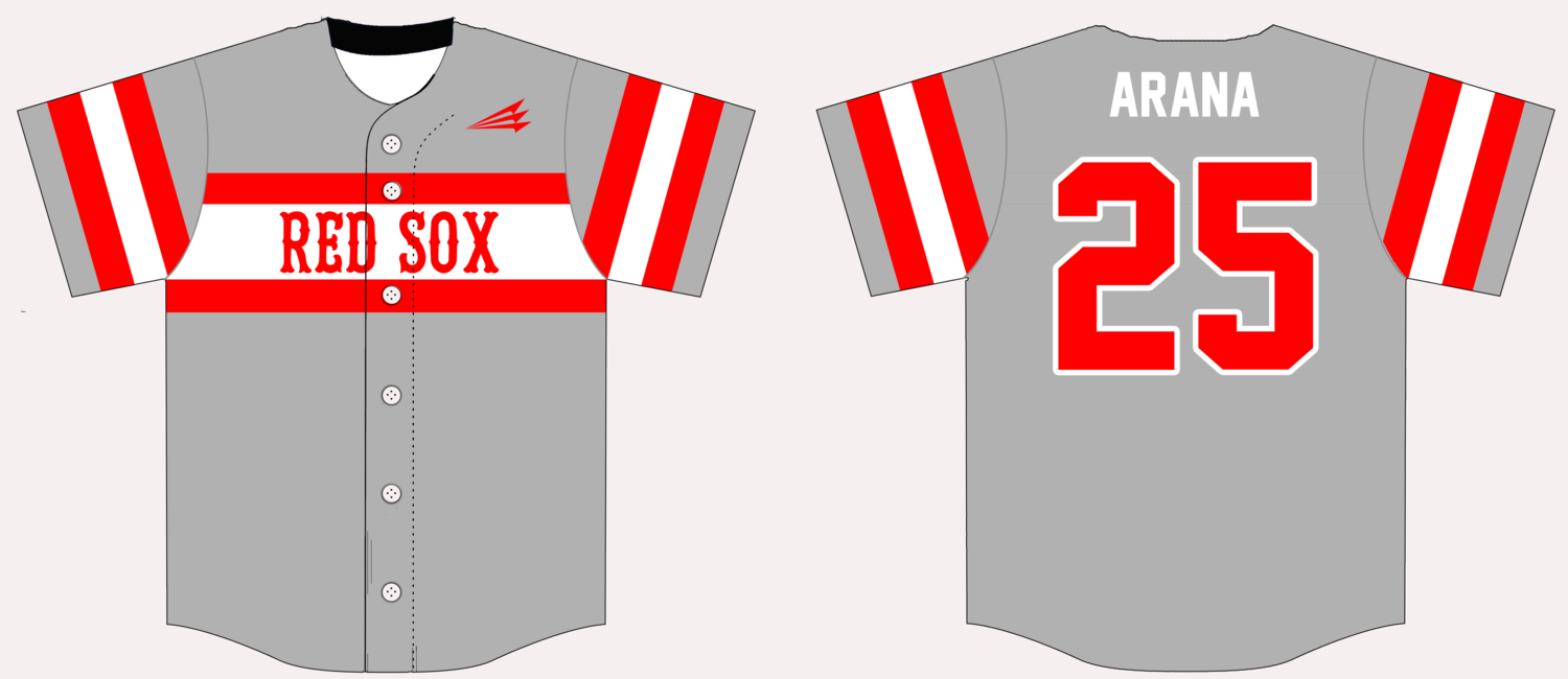 Enid Red Sox Custom Baseball Jersey Design #7
