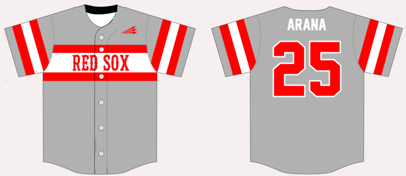 Enid Red Sox Custom Baseball Jersey Design #7
