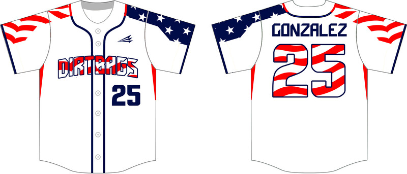 So Cal Dirtbags Custom NanoDri Baseball Jersey #J1