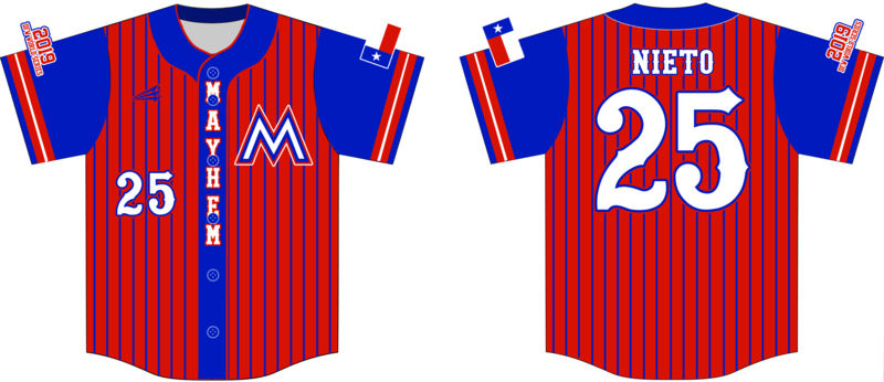 West Texas Mayhem 11U Custom Hexaflex Baseball Jersey #J10B