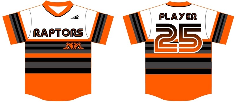 San Antonio Raptors Custom Baseball  Jersey Design #1